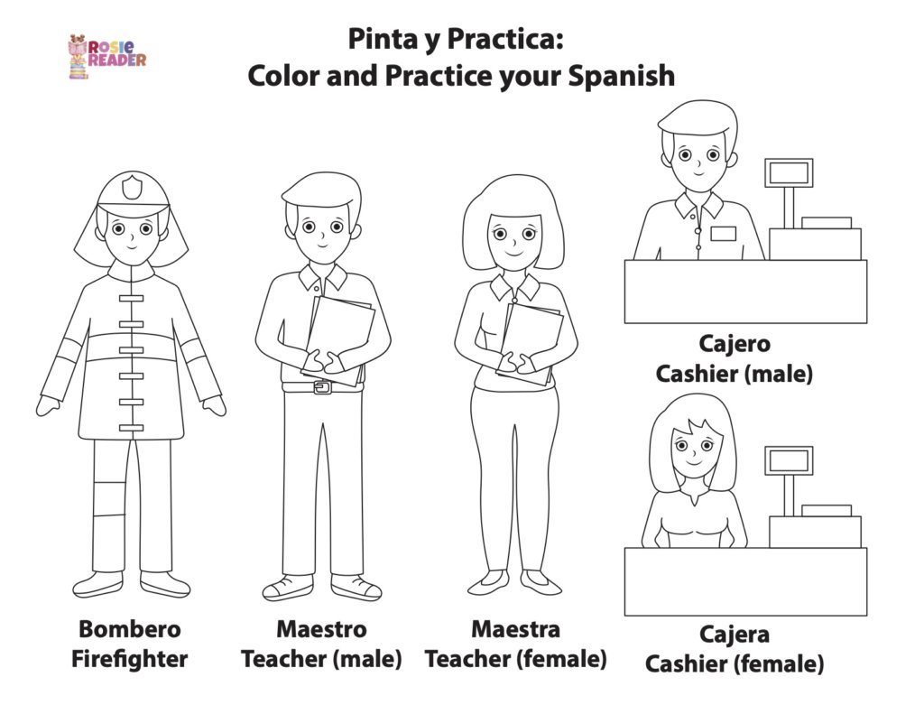 Spanish coloring pages