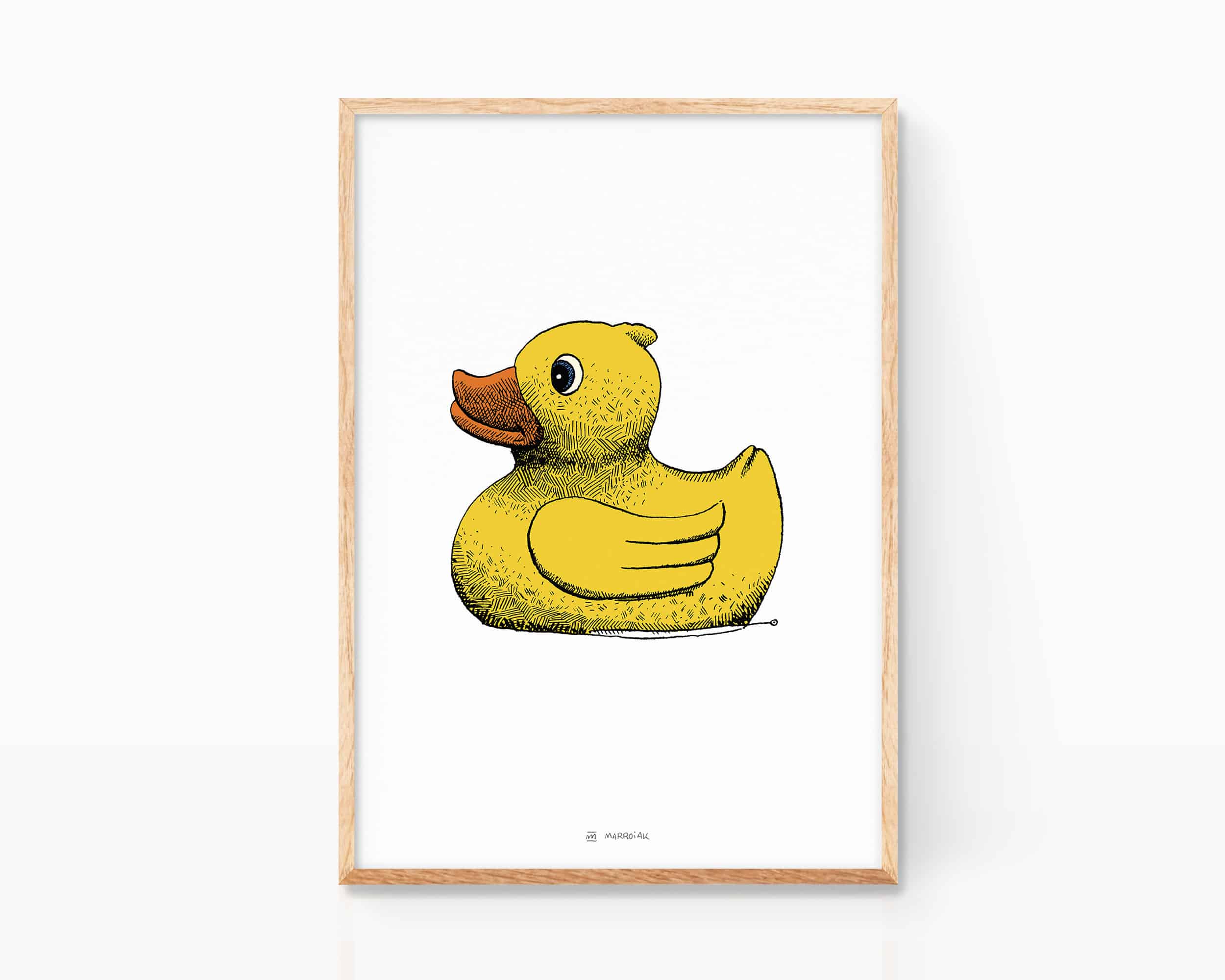 Rubber duck illustration