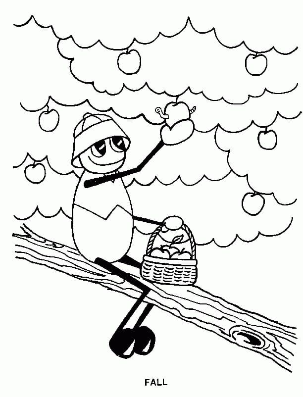 Awana sparks fall coloring page