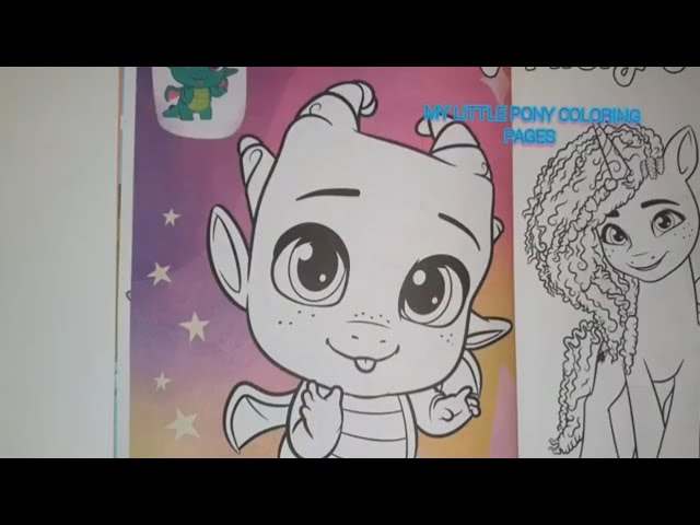 Y little pony sparky coloring book lp coloring pages for kids