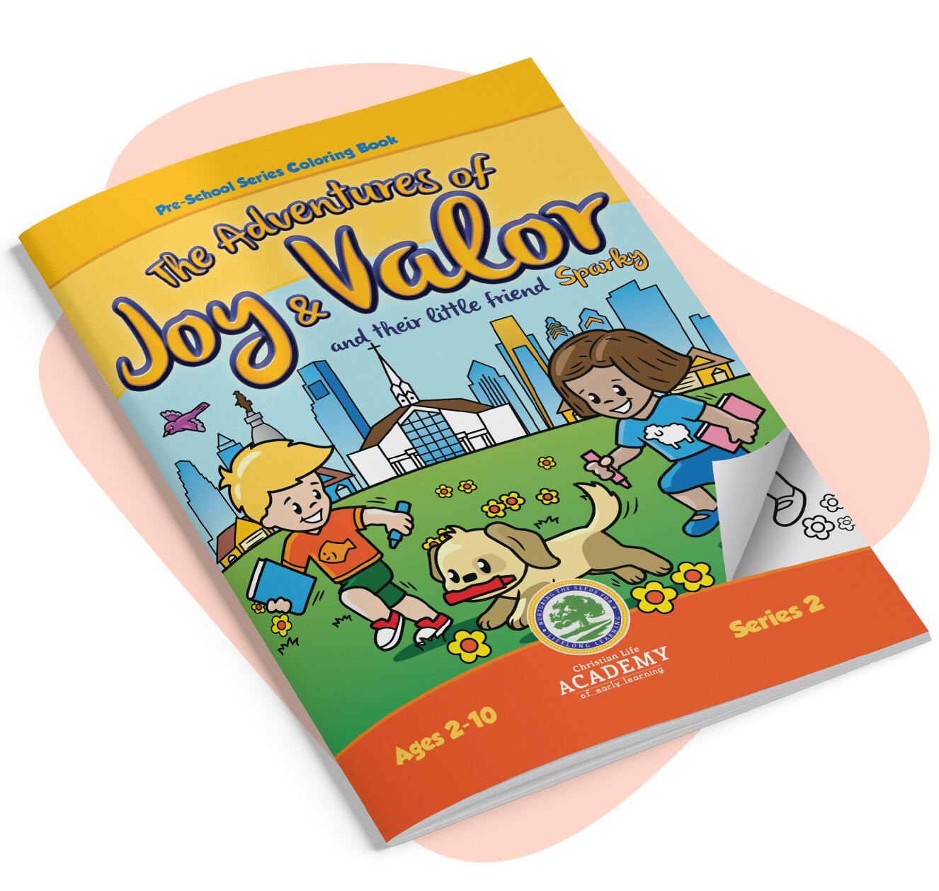 The adventures of joy valor and their little friend sparky coloring book â cla store â