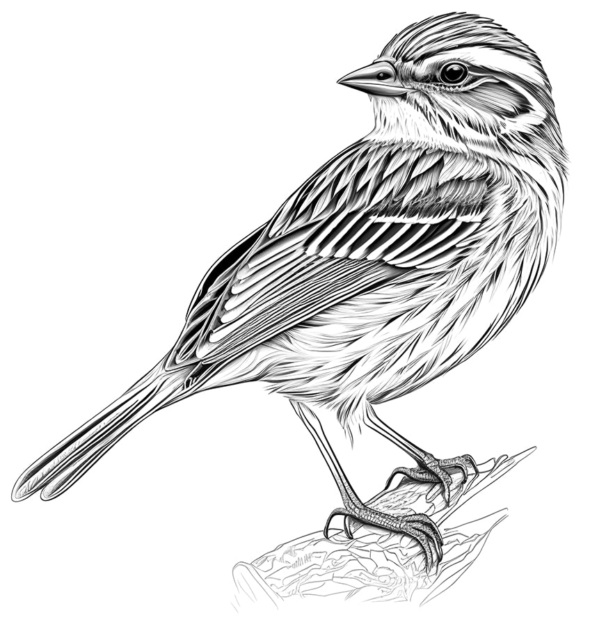 Bird coloring pages