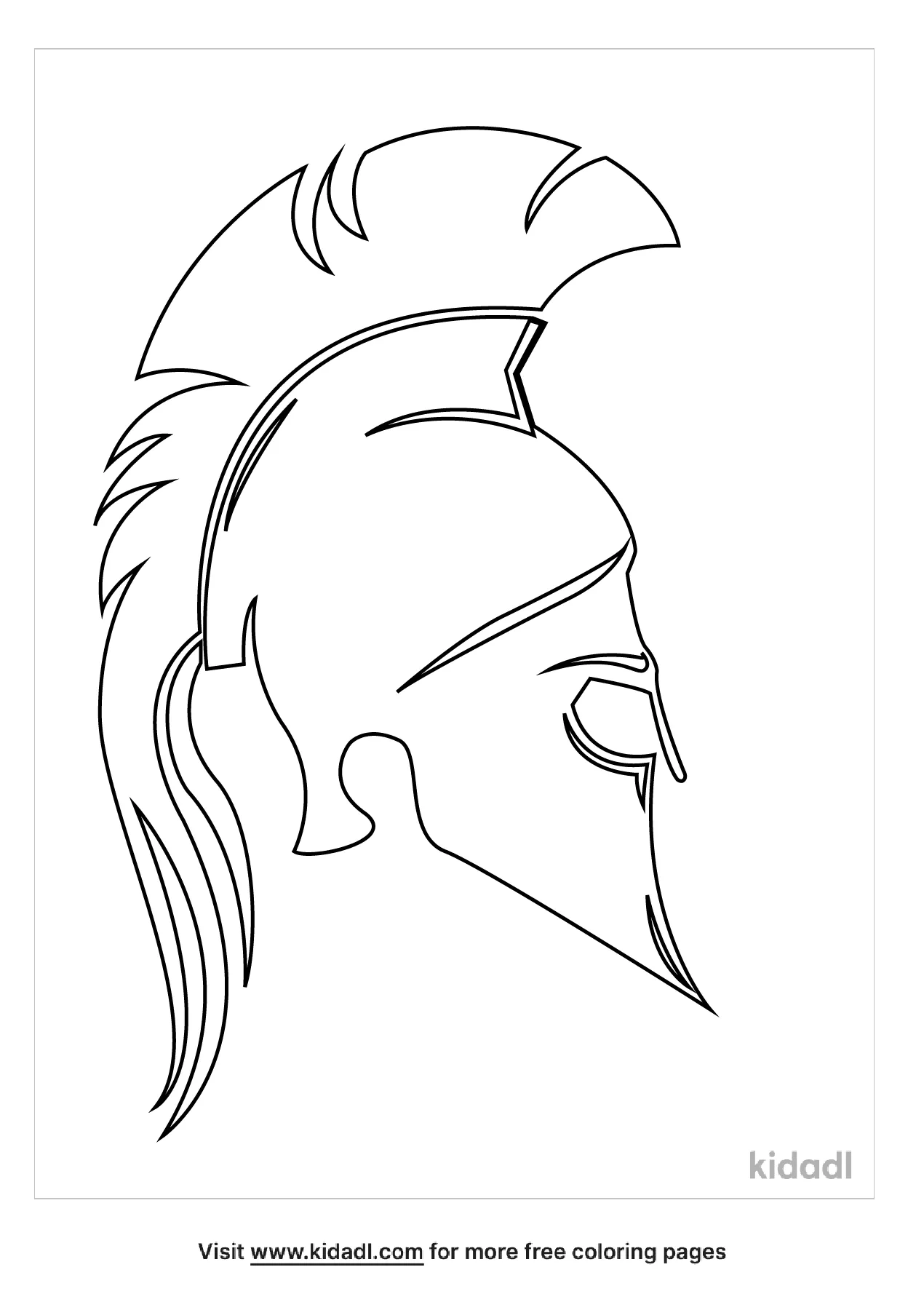 Free spartan coloring page coloring page printables