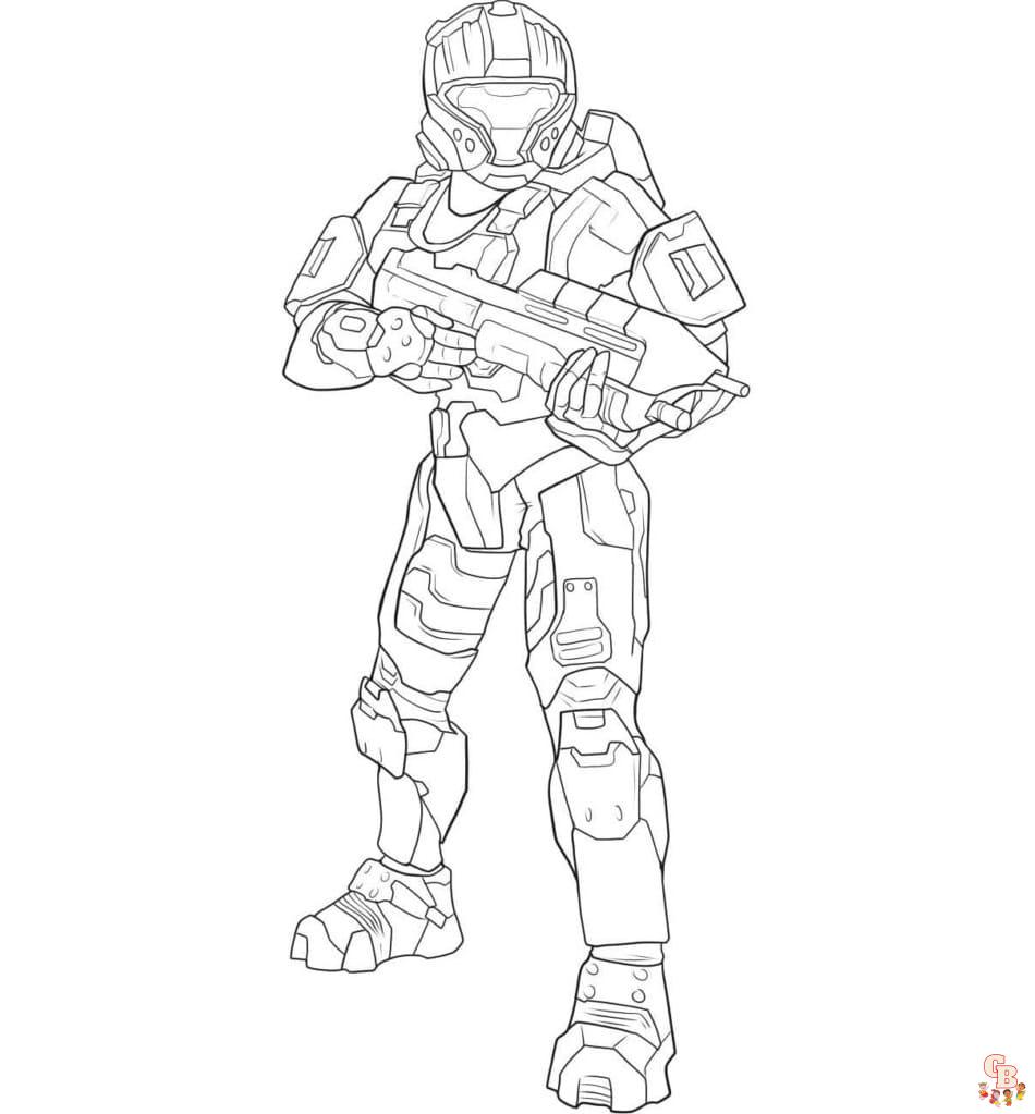 Printable master chief coloring pages free for kids and adults