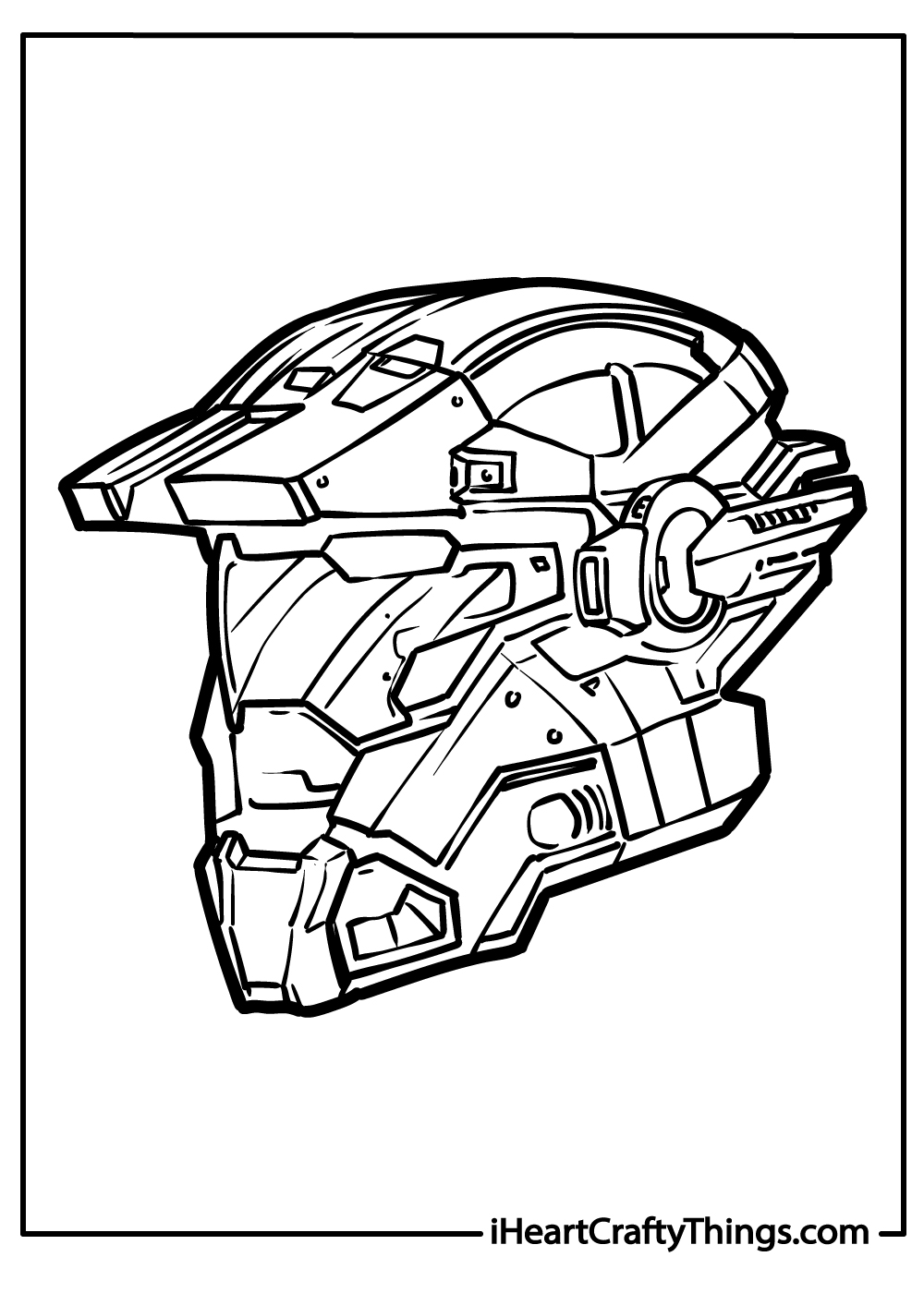 Halo coloring pages free printables