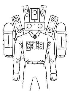 Titan speakerman coloring pages ideas coloring pages titans coloring pages for kids