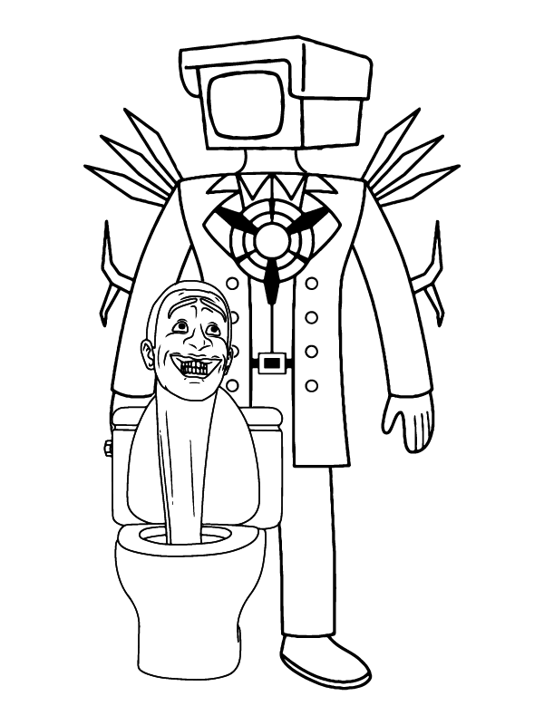 Queer ski bidi toilet coloring page fãrbung seite