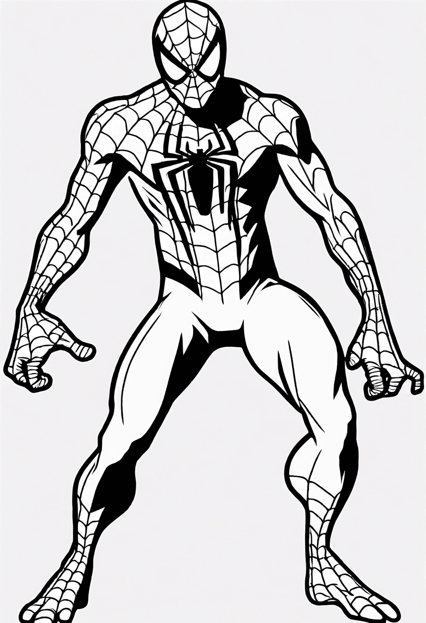 Spiderman coloring pages