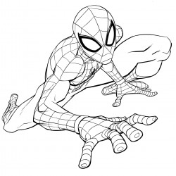 Spiderman coloring pages