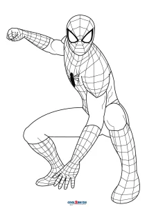 Printable spiderman coloring pages for kids