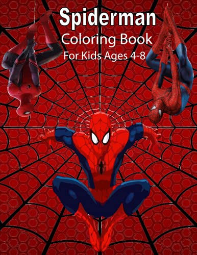 Spiderman coloring book for kids ages