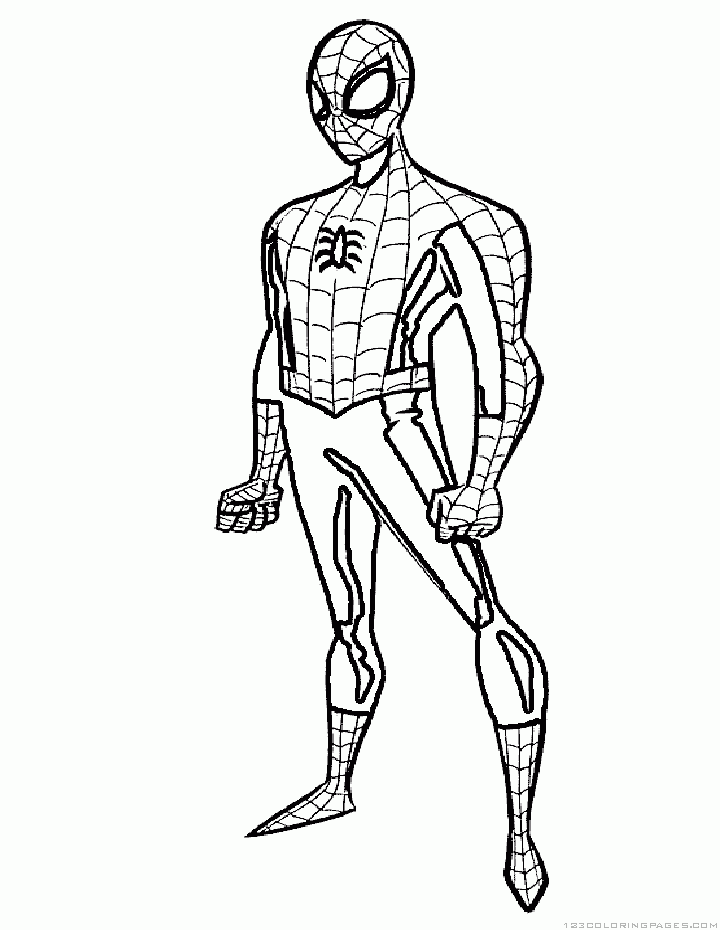 Spiderman coloring pages