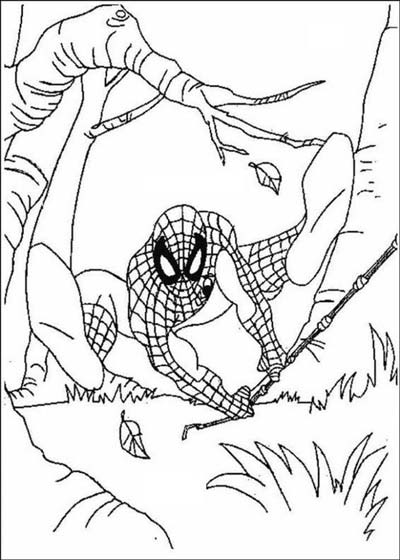 Updated spiderman coloring pages