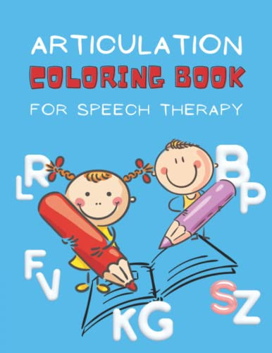 Articulation coloring book for speech therapy by easy life coloring