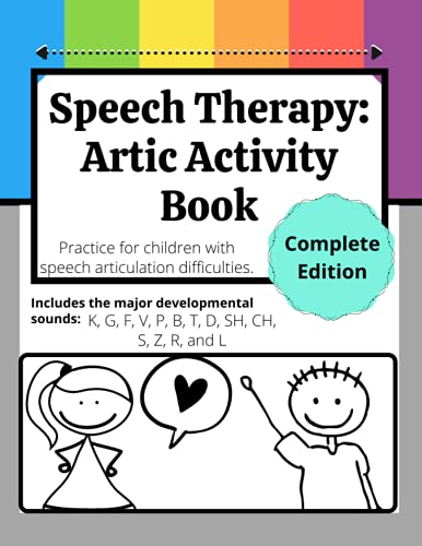 Speech therapy coloring book t d k g f v sh ch s z r l speech therapy artic books