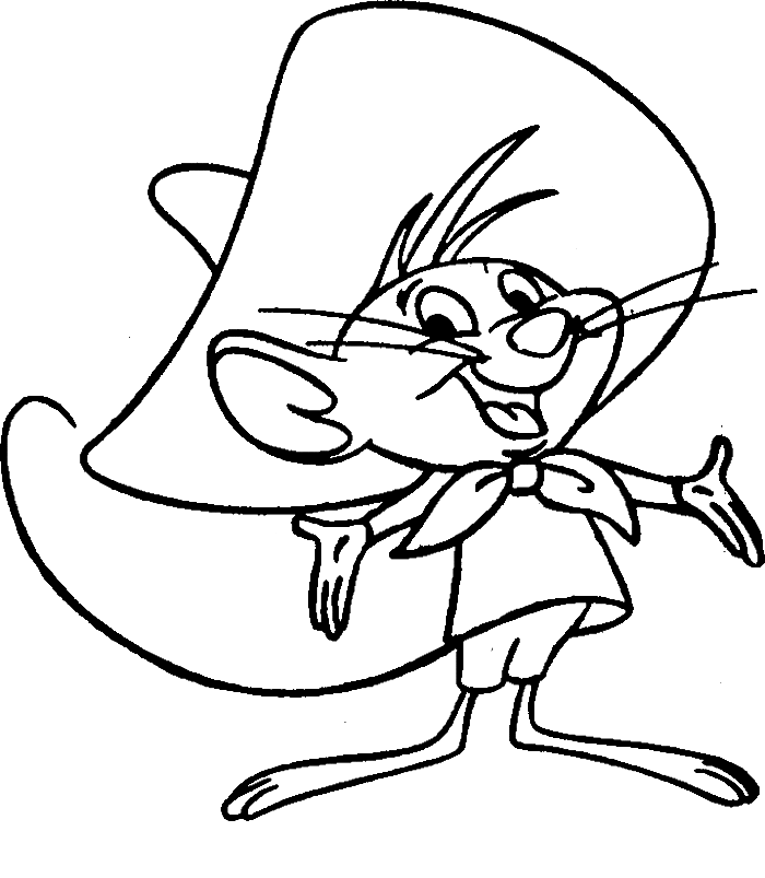 Cute speedy gonzales coloring pages cartoon coloring pages animal coloring pages coloring pages