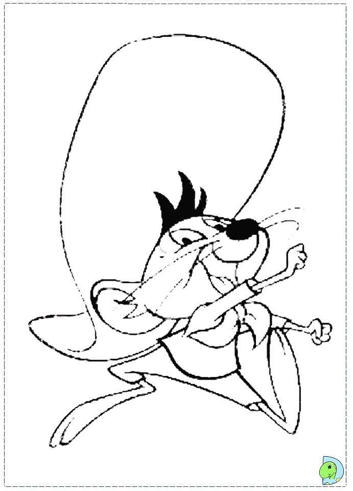 Speedy gonzales coloring page