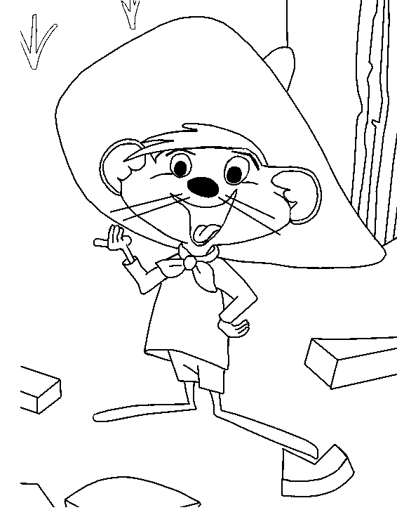 Line art speedy gonzales by izam on deviantart draw speedy gonzales