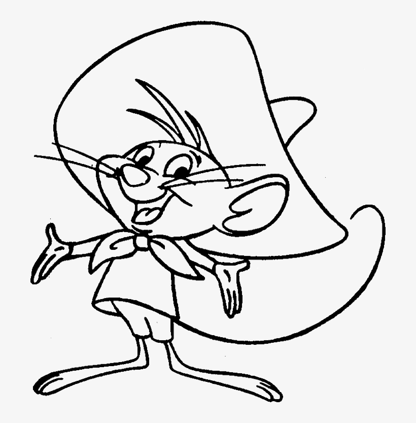 Speedy gonzales looney tunes coloring pages