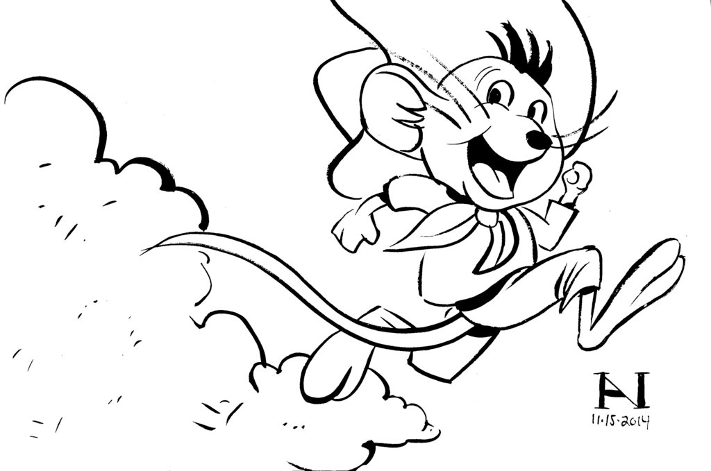 Coloring page speedy gonzales cartoons â printable coloring pages