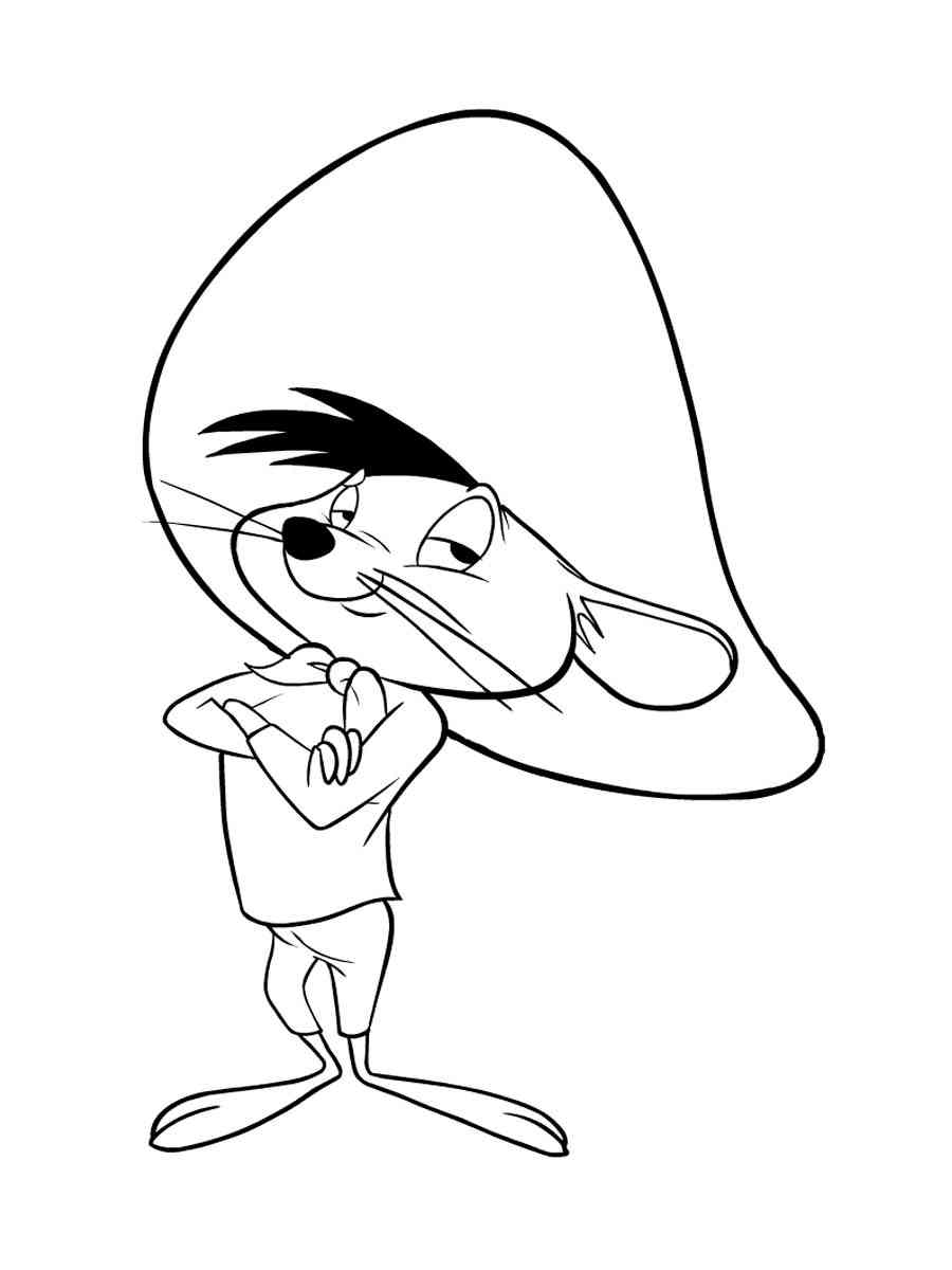 Speedy gonzales coloring pages