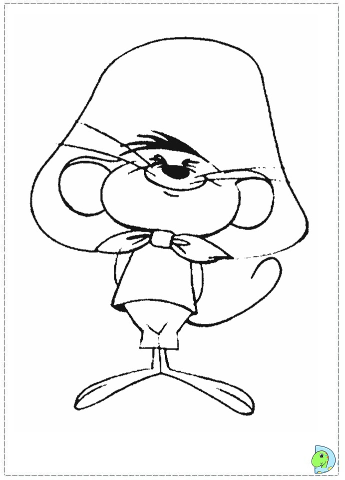 Speedy gonzales coloring page