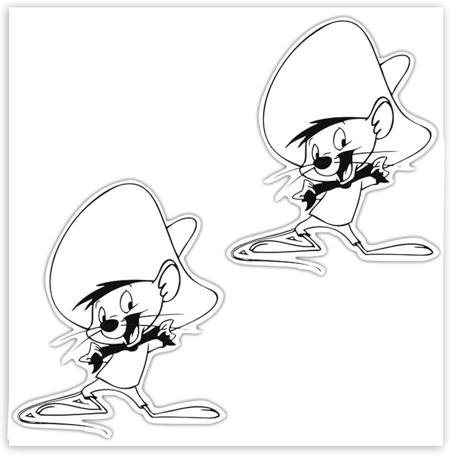 Skinoeu x vinyl stickers car stickers speedy gonzales cartoon high