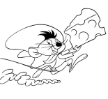 Speedy gonzales coloring page