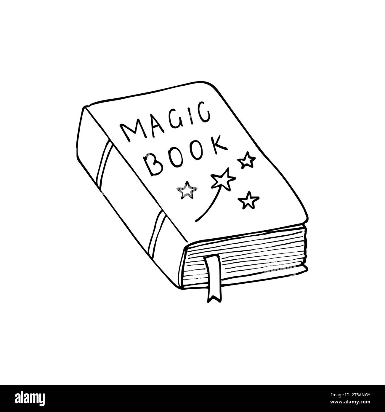 Magic spell black and white stock photos images