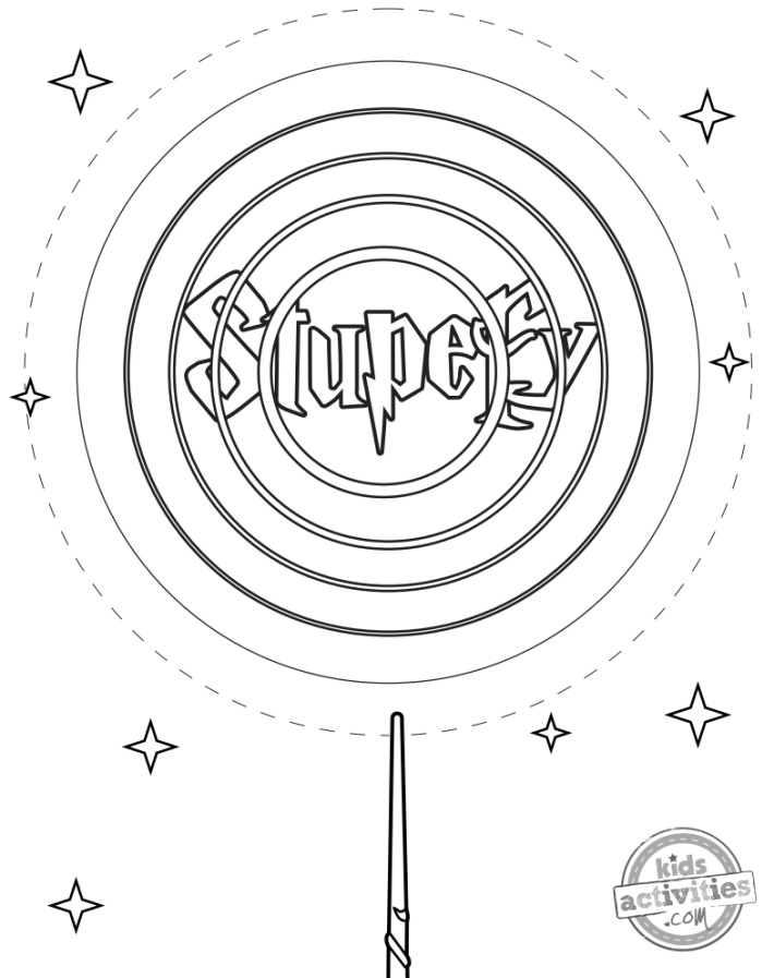 Free unofficial harry potter spells coloring pages kids activities blog