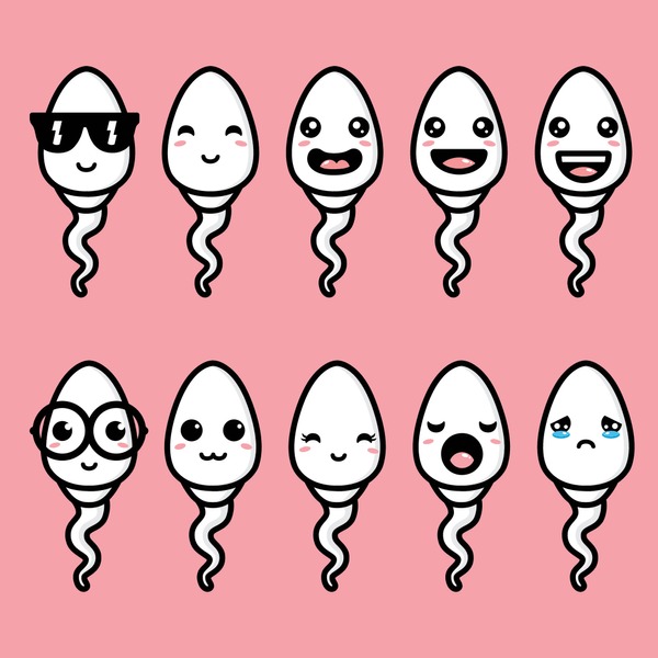 Thousand cute sperm cartoon royalty