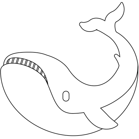 Whale emoji coloring page free printable coloring pages