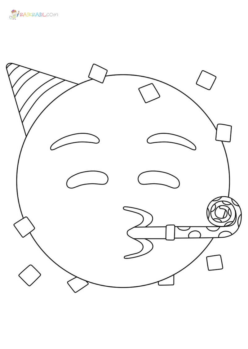 Emoji coloring pages pictures free printable