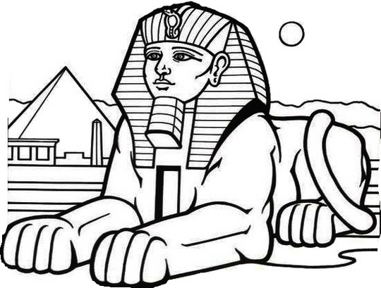 Wonderful sphinx egypt coloring page sphinx egypt egypt art sphinx