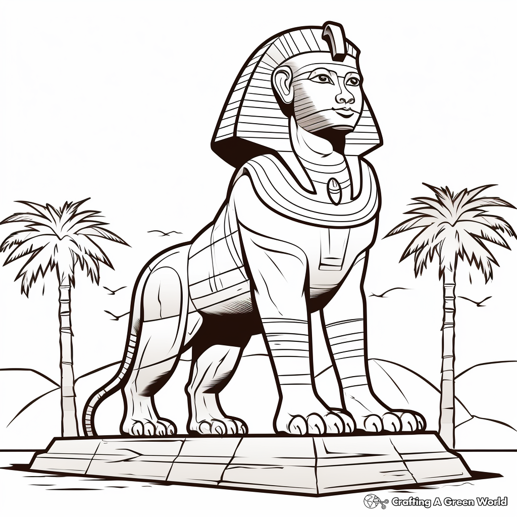 Egyptian coloring pages