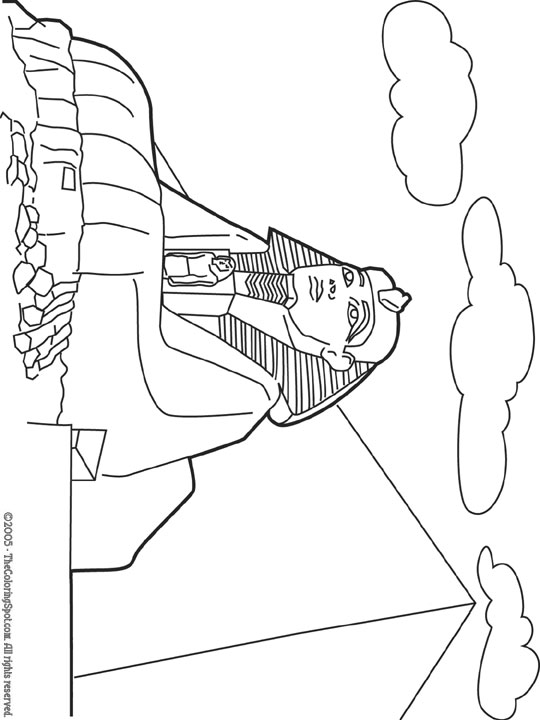 Great sphinx coloring page audio stories for kids free coloring pages colouring printables