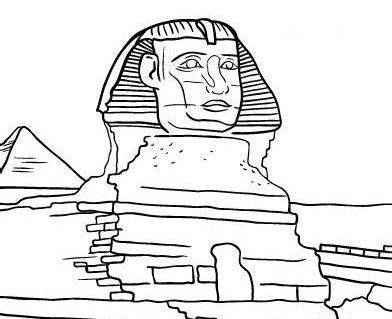 Ancient sphinx coloring page meditative coloring coloring pages sphinx