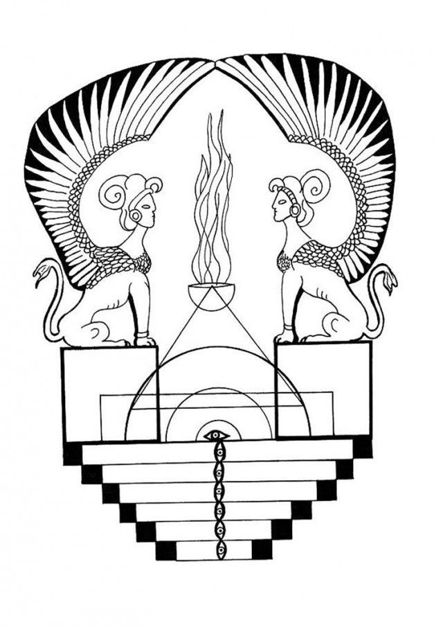 Monuments of ancient egypt coloring pages sphinx sphinx pãginas para colorir esfinge tribos africanas