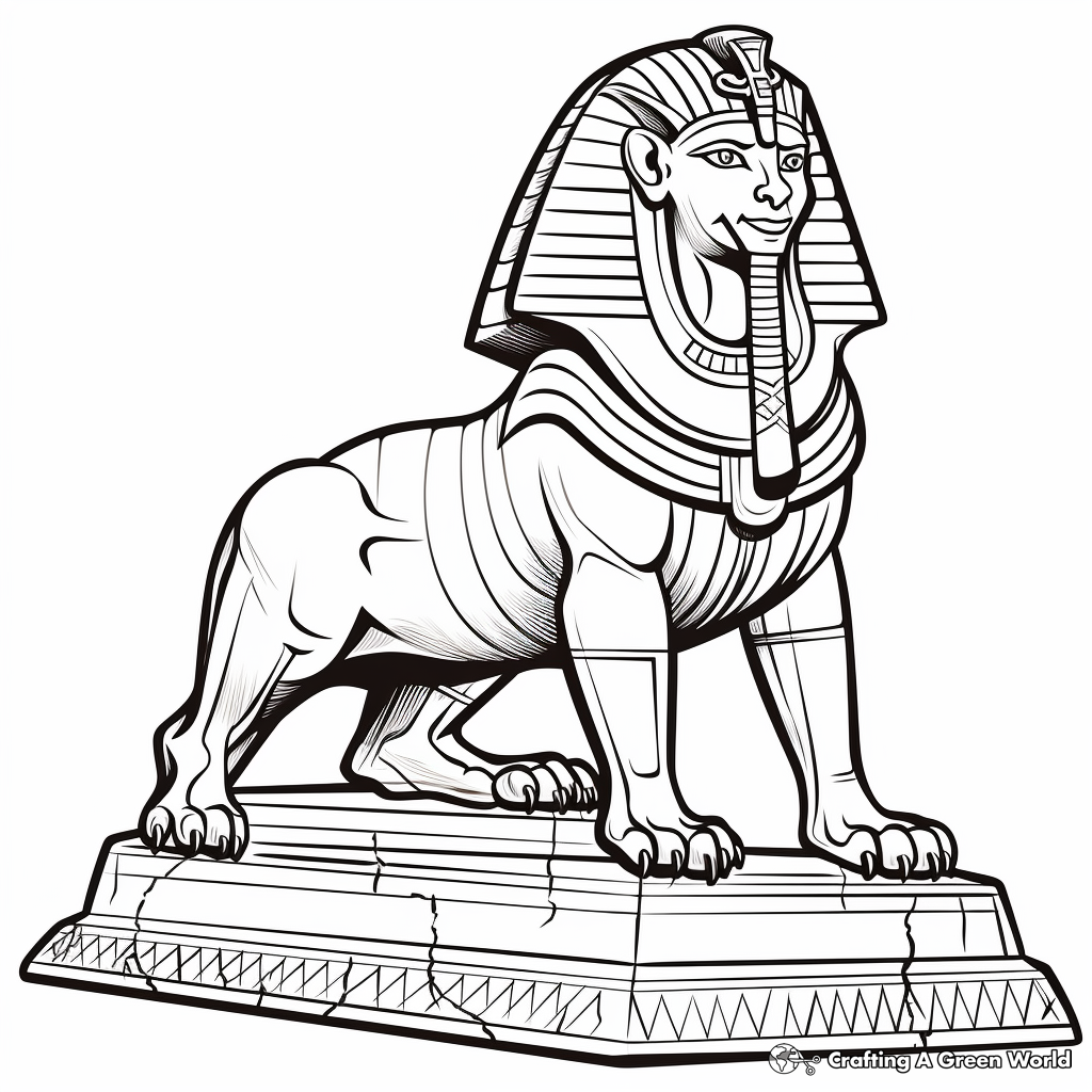 Egyptian coloring pages