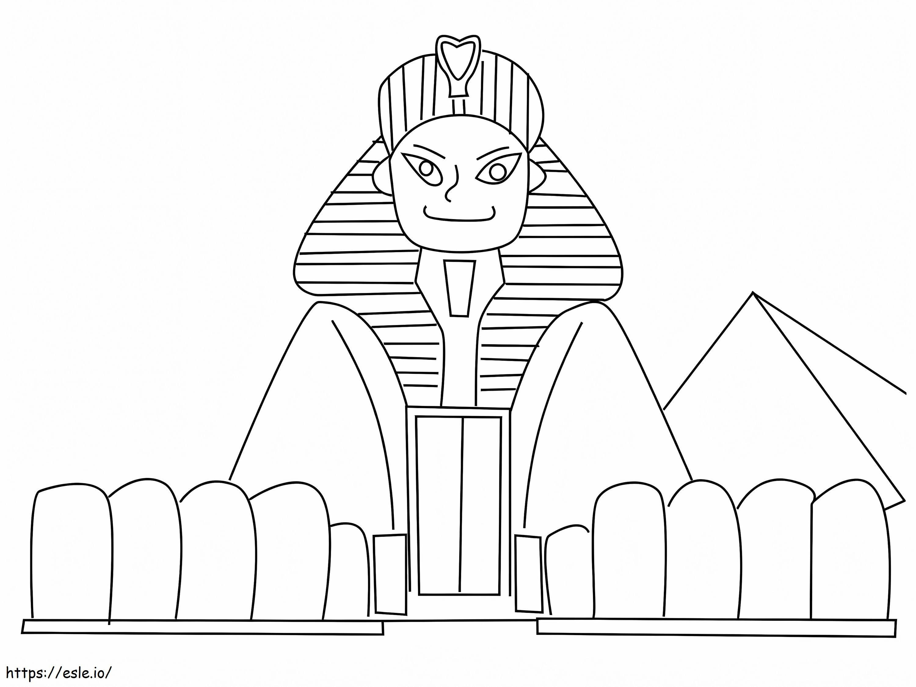 Free sphinx to print coloring page