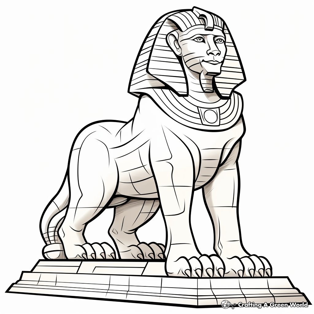 Egyptian coloring pages