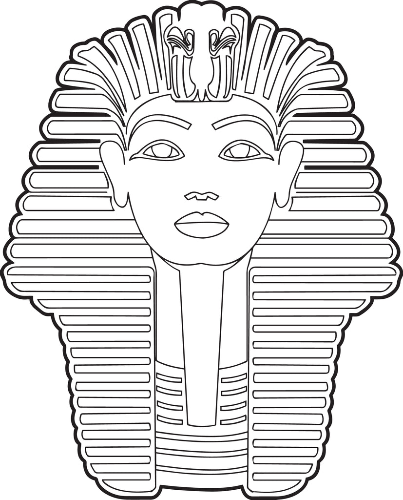 Printable sphinx coloring page for kids â