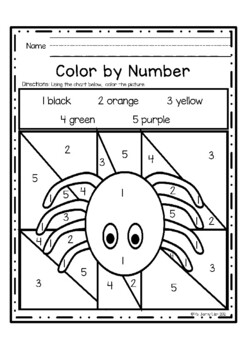 Preschool math worksheet