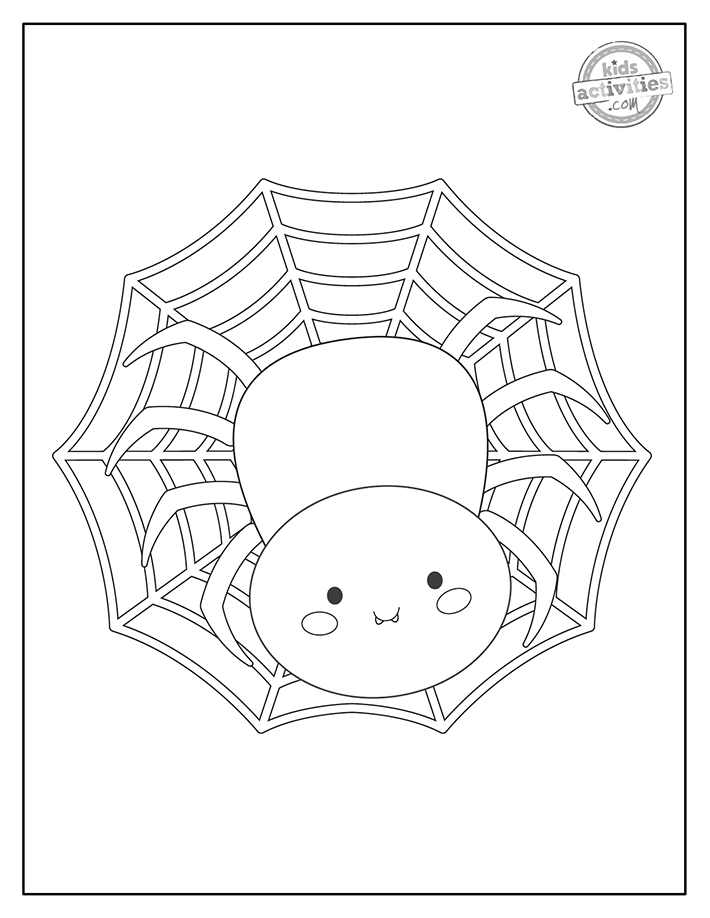 Adorable free spider coloring pages kids activities blog