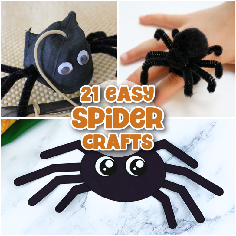 The best spider crafts for preschoolers toddlers and big kids too