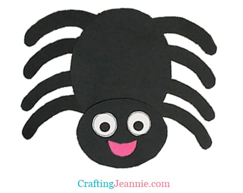 Spider craft free template