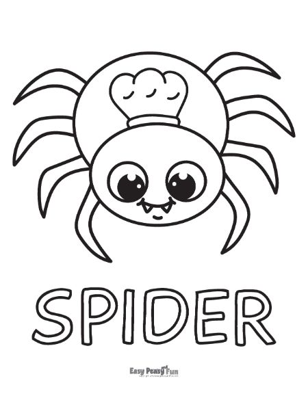 Printable spider coloring pages â sheets