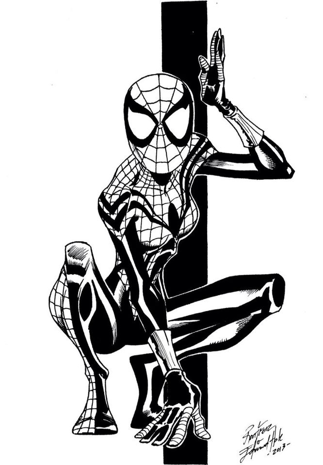 Spider girl spider girl coloring pages for girls amazing spider