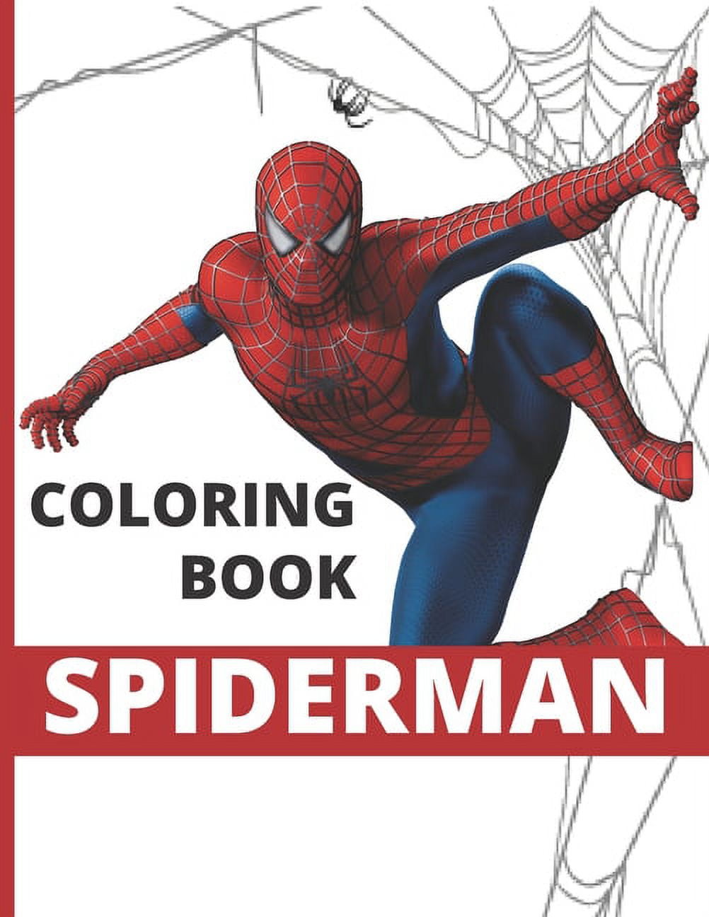 Spiderman coloring book great coloring book for kids boys girls ages