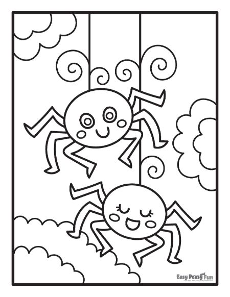 Printable spider coloring pages â sheets